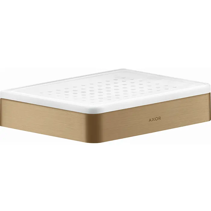 UNIVERSAL SOFT SQUARE SOAP SHELF - BRUSHED BRONZE