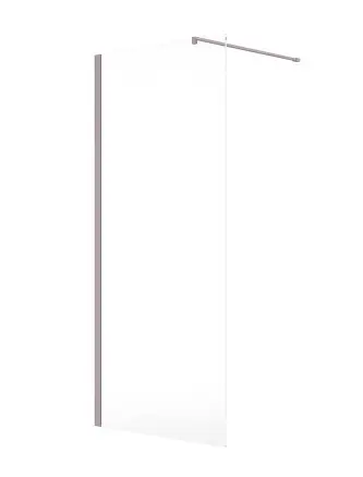 800 GLASS PANEL inc PROFILE & BRACE BAR  - CASHMERE PINK