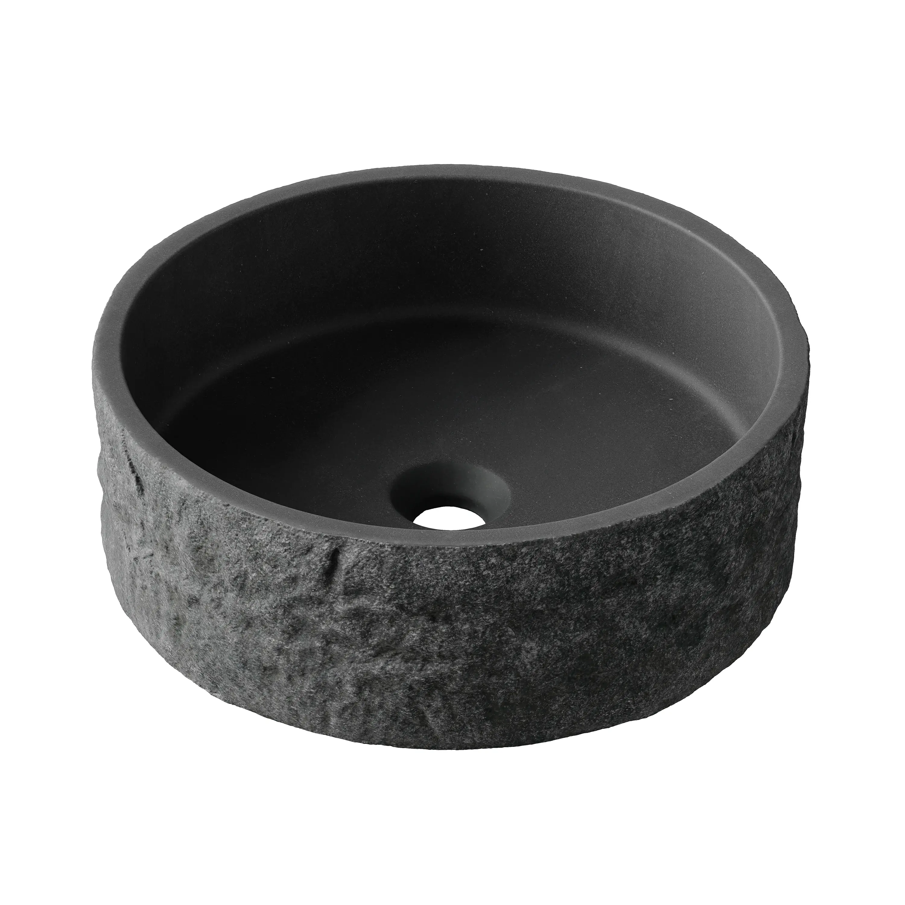 PETRO ROUND BASIN 365 X 120 - ONYX BLACK